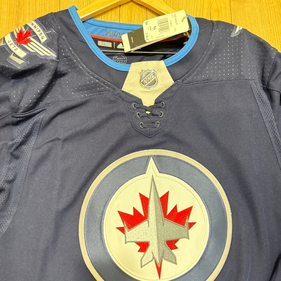 Mens Winnipeg Jets Jersey - Adidas New with Tags size 54 (XL) - Picture 4 of 8